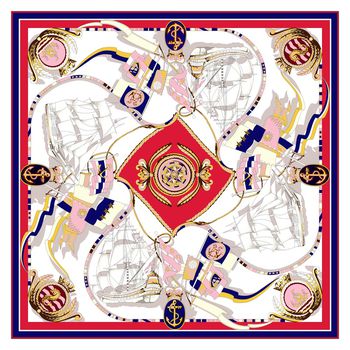 方巾印花华亿平台图片