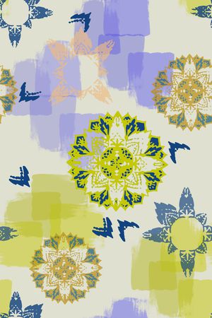 男装休闲花卉印花华亿平台图片