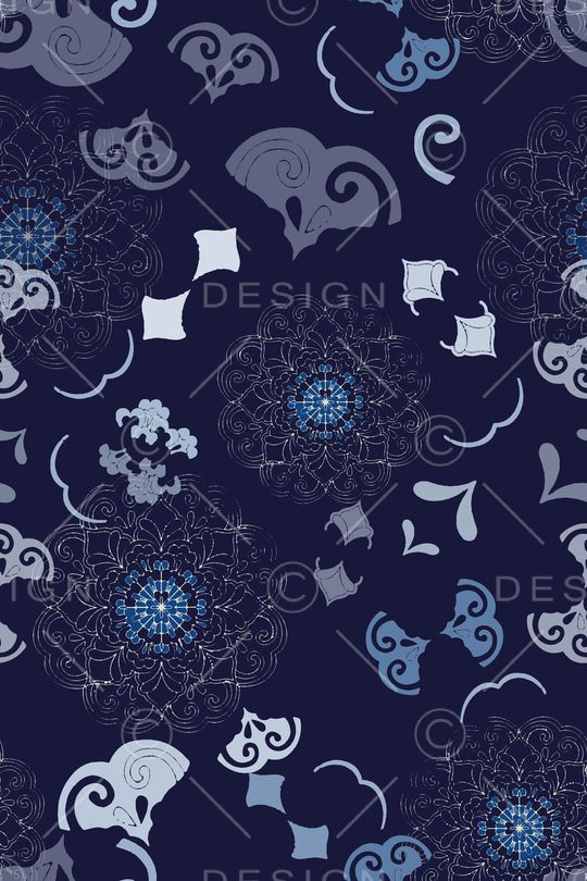 民族风图案印花华亿平台图片