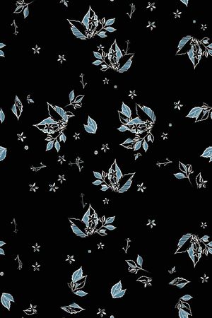 抽象花卉印花华亿平台图片