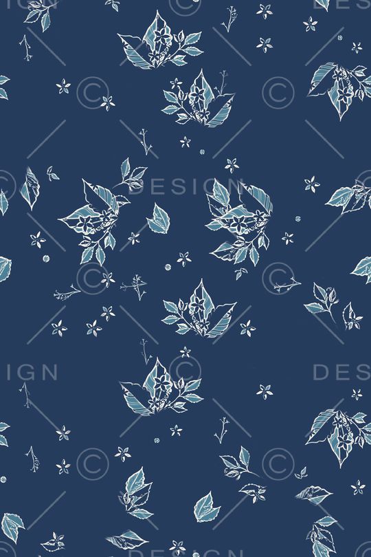 抽象花卉印花华亿平台图片