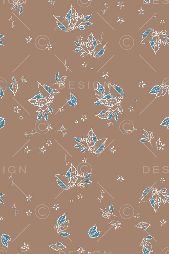 抽象花卉印花华亿平台图片