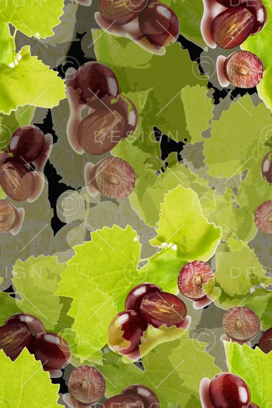 葡萄印花华亿平台图片