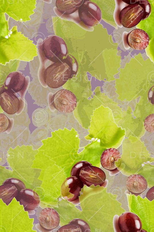 葡萄印花华亿平台图片