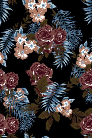 春夏华亿平台印花华亿平台图片