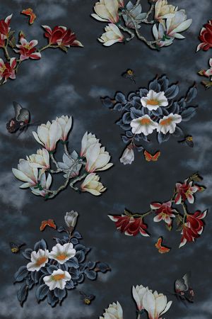 旗袍印花华亿平台图片