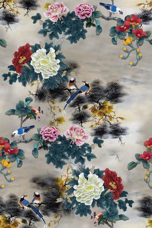 大牌风印花华亿平台图片