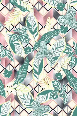 几何印花华亿平台图片