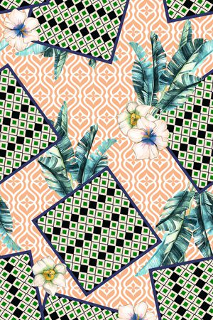 格子印花华亿平台图片