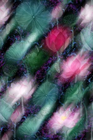 水彩印花华亿平台图片