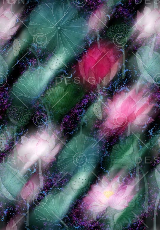 水彩印花华亿平台图片