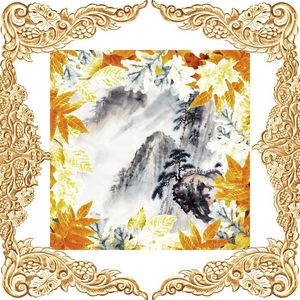 方巾印花华亿平台图片