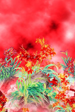 国画印花华亿平台图片