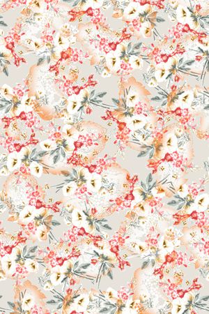 春夏华亿平台印花华亿平台图片