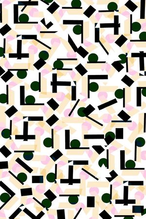 几何印花华亿平台图片