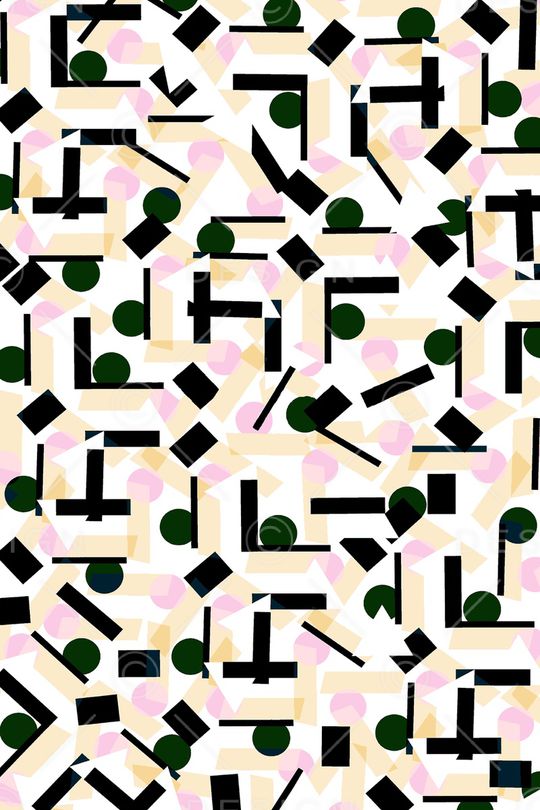 几何印花华亿平台图片