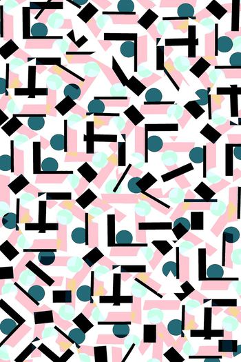 几何印花华亿平台图片