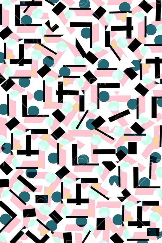 几何印花华亿平台图片