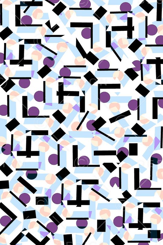 几何印花华亿平台图片