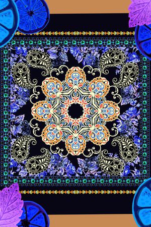 几何印花华亿平台图片