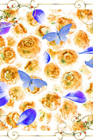 方巾印花华亿平台图片