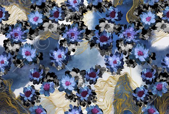 水彩印花华亿平台图片