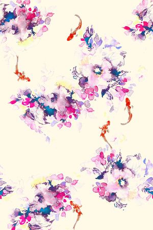 古典花纹印花华亿平台图片