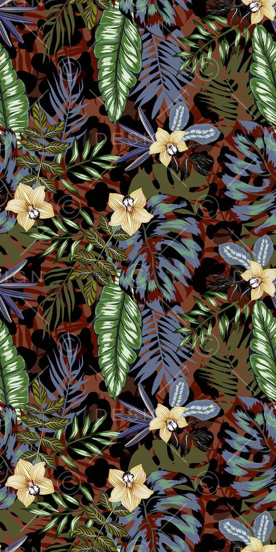 动物纹印花华亿平台图片