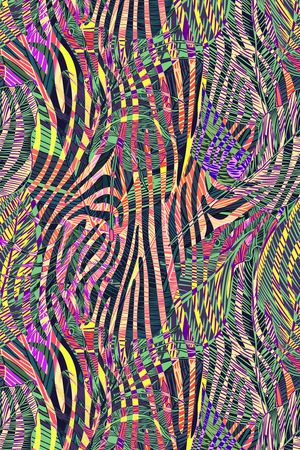 动物纹印花华亿平台图片