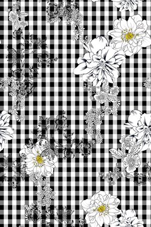 格子印花华亿平台图片