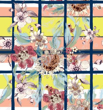 春夏华亿平台印花华亿平台图片