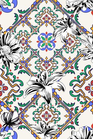 几何印花华亿平台图片