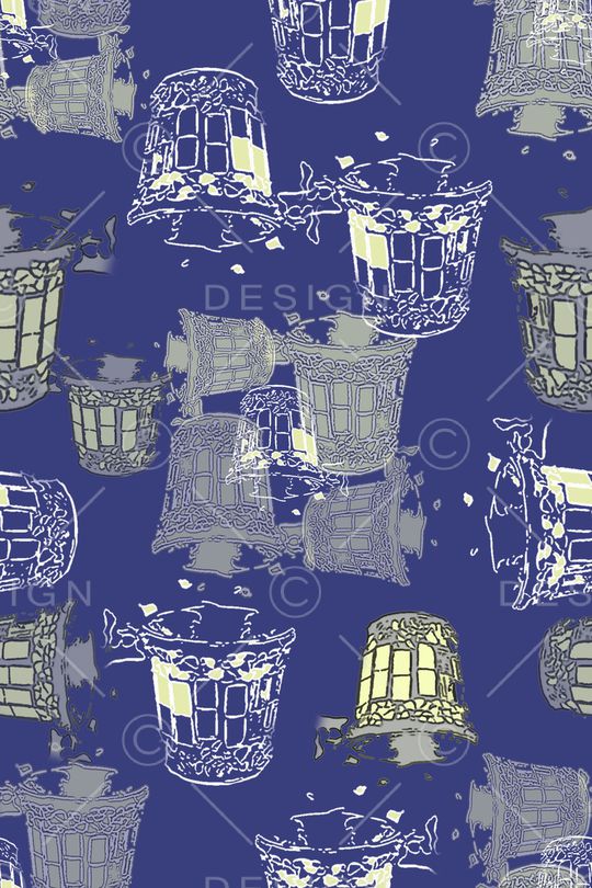 几何印花华亿平台图片