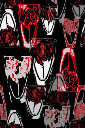 风俗画印花华亿平台图片