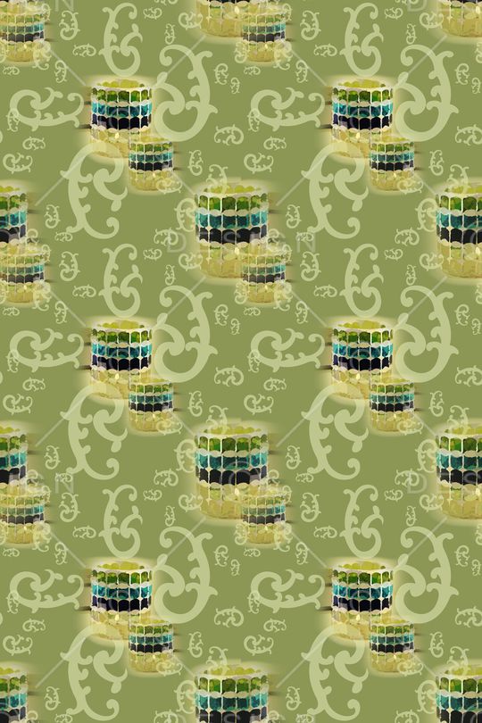 卷草印花华亿平台图片