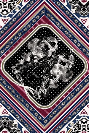 佩斯利印花华亿平台图片