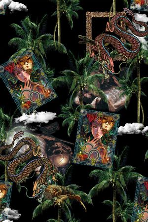 礼服印花华亿平台图片