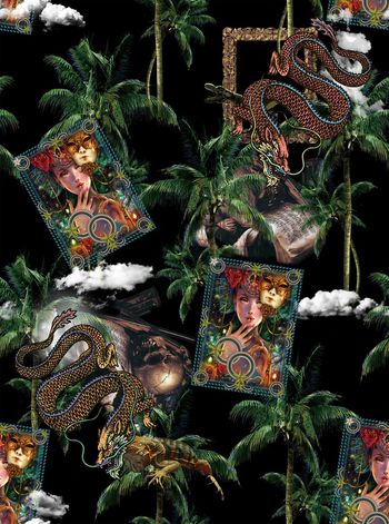 礼服印花华亿平台图片