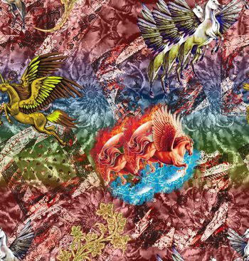 礼服印花华亿平台图片