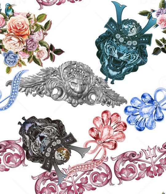 礼服印花华亿平台图片