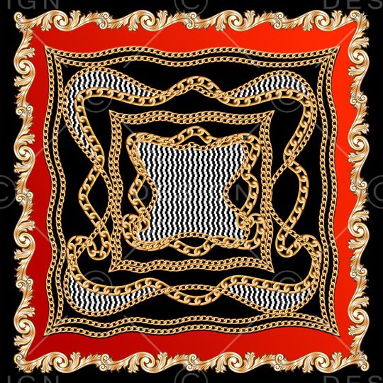 宫廷风印花华亿平台图片