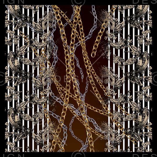 宫廷风印花华亿平台图片