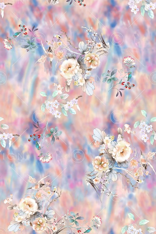 春夏华亿平台印花华亿平台图片