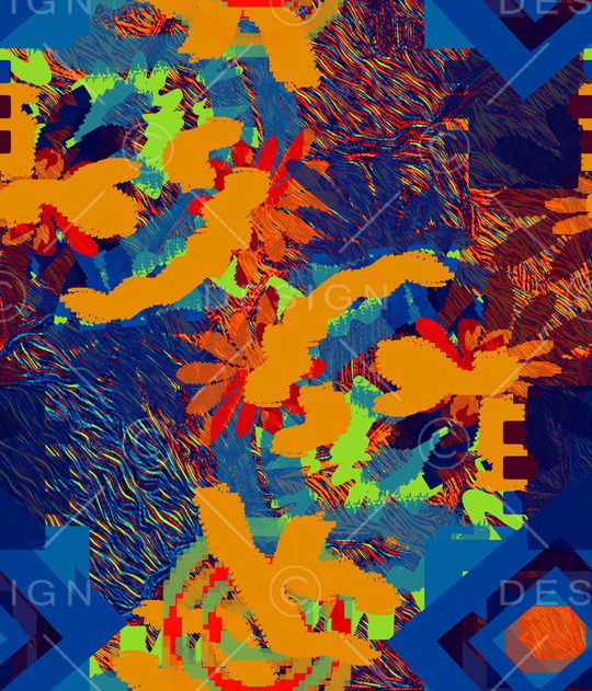 几何印花华亿平台图片