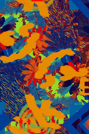 几何印花华亿平台图片