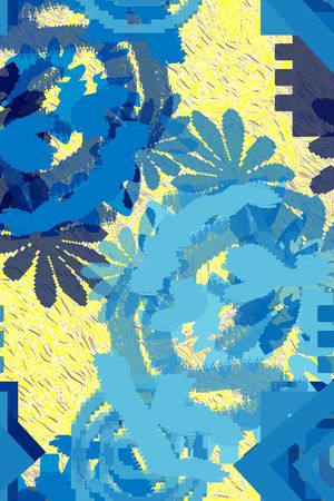 几何印花华亿平台图片