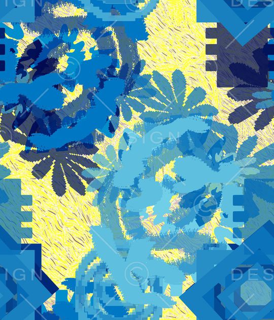 几何印花华亿平台图片