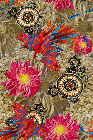 数码华亿平台印花华亿平台图片