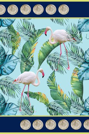 火烈鸟印花华亿平台图片