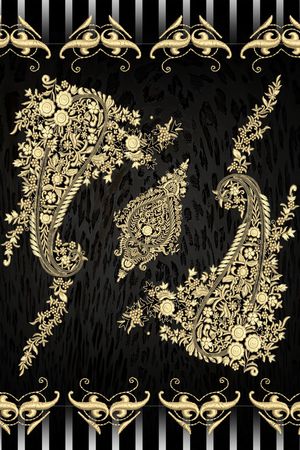 佩斯利印花华亿平台图片